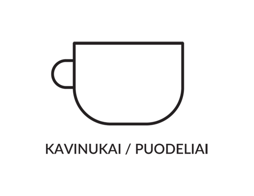 Kavinukai ir puodeliai